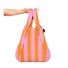 Obraz 3/4 -Notabag Recycled – Pink Stripes 2in1 torba